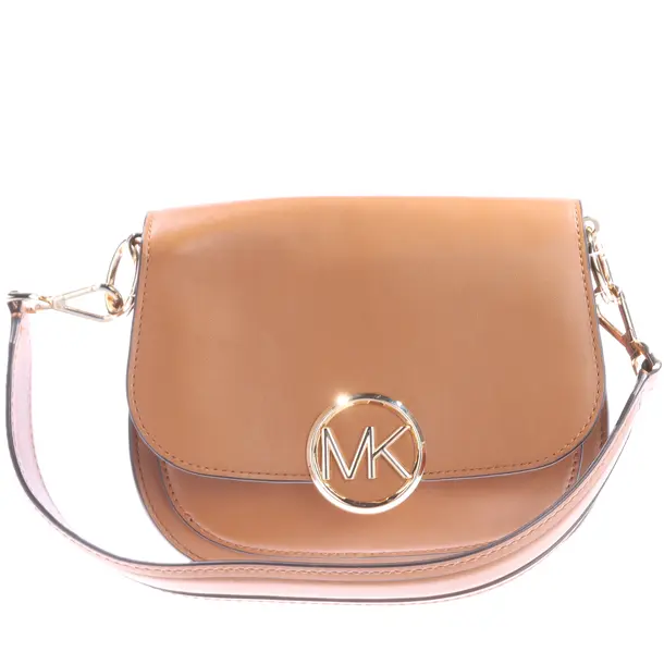 Schultertasche, in Hellbraun, Leder, Michael Kors