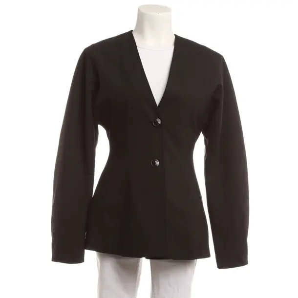 Blazer, in Schwarz, Viskose, Ganni