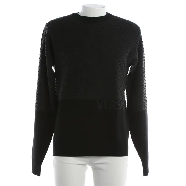Jumper, in Black, Wool, Versace
