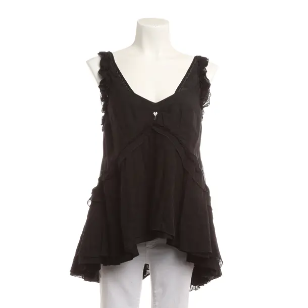 Top, in Schwarz, Viskose, High Use