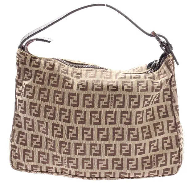 Borsetta, in Marrone chiaro, Cotone, Fendi