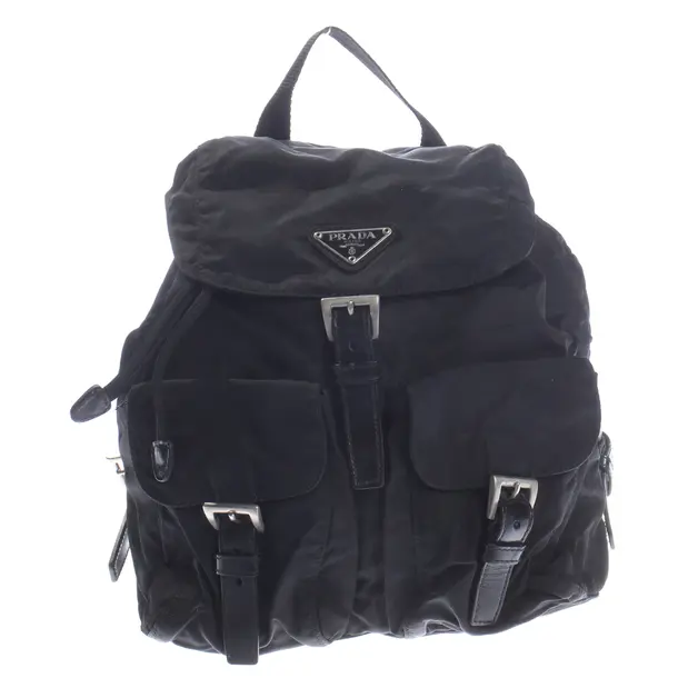 Rucksack, in Schwarz, Viskose, Prada
