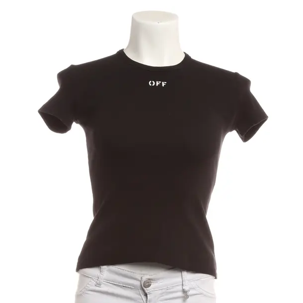 Camicia, in Nero, Cotone, Bianco sporco