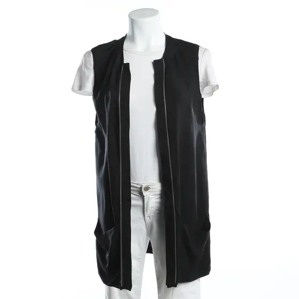 Vest, in Black, Viscose, Pierre Balmain