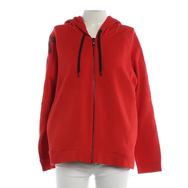 Felpa con cerniera, in Rosso, Cotone, Kenzo