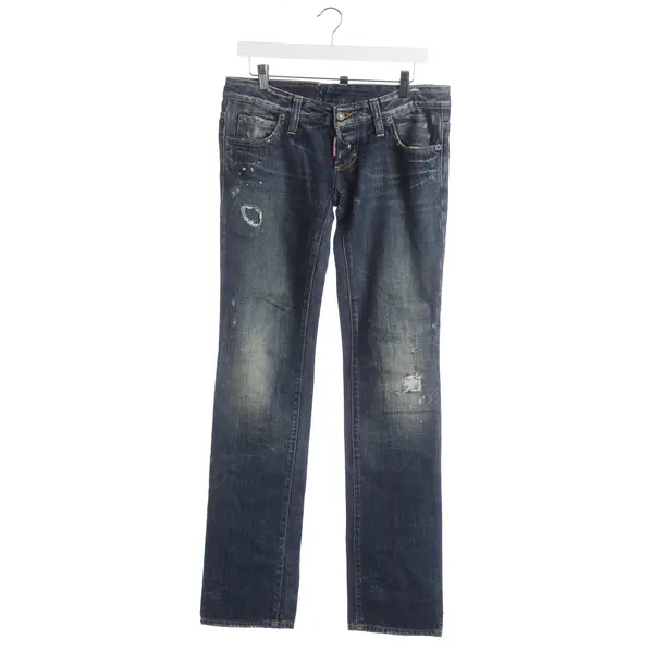 Jeans Straight Fit, in Blau, Baumwolle, Dsquared
