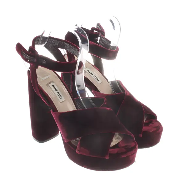 Sandaletten, in Bordeaux, Miu Miu