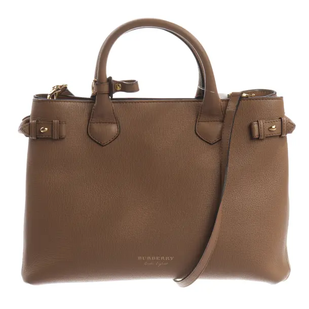 Handbag, in Light Brown, Leather, Burberry