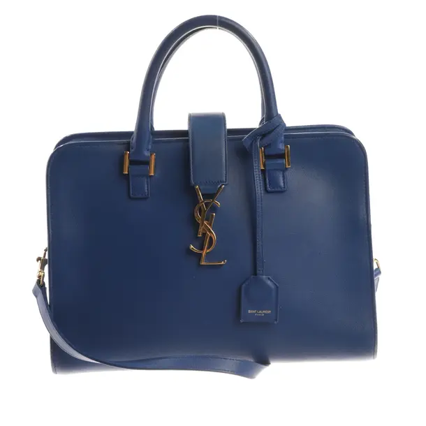 Handbag, in Blue, Leather, Saint Laurent