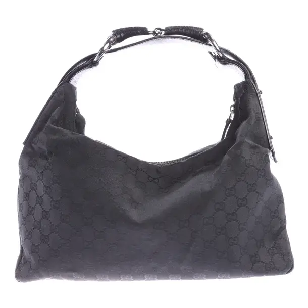 Shoulder Bag, in Black, Viscose, Gucci