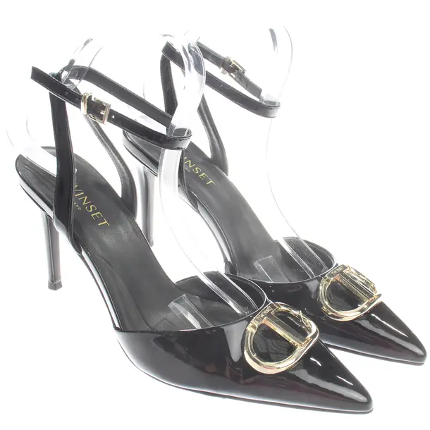 Slingbacks, in Schwarz, Twin Set