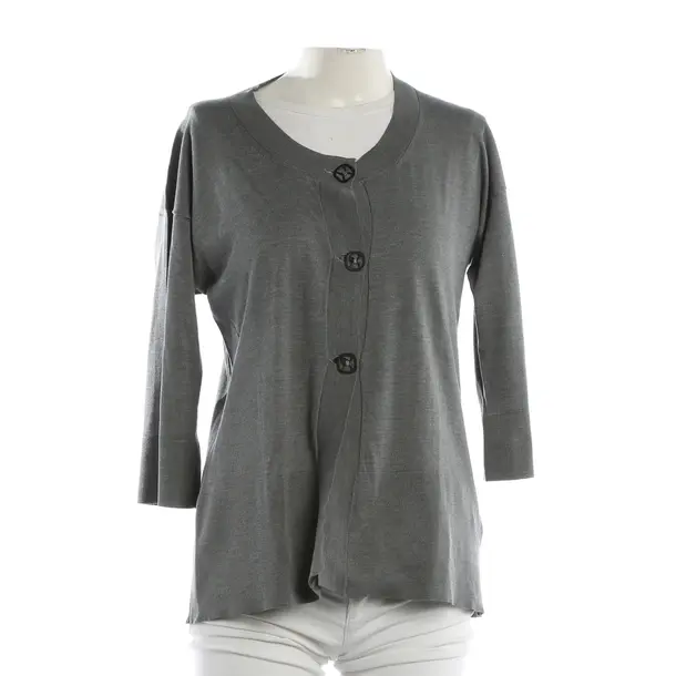 Cardigan, in Grigio scuro, Seta, Roberto Collina