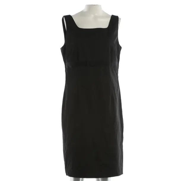 Dress, in Black, Cotton, Peserico