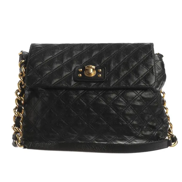 Schultertasche, in Schwarz, Leder, Marc Jacobs