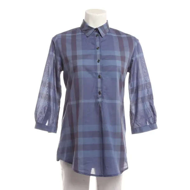 Bluse, in Blau, Baumwolle, Burberry