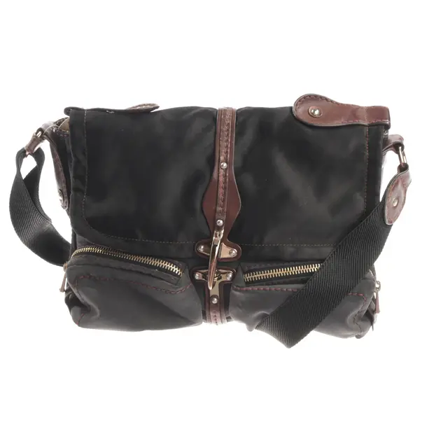 Cross Body Bag, in Black, Other Material, Fay