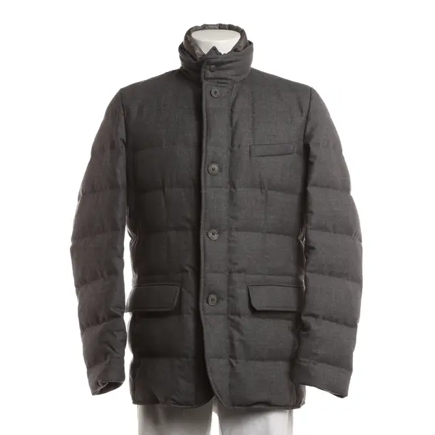Winter Jacket, in Gray, Wool, Herno