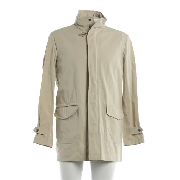 Overcoat, in Beige, Polyimide, Fay