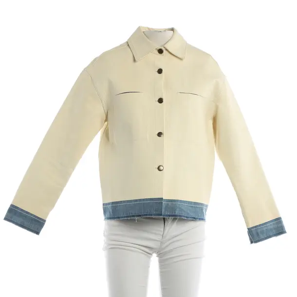 Giacca in pelle, in Beige, Pelle, Golden Goose