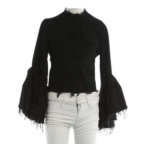 Jeansjacke, in Schwarz, Baumwolle, Marques Almeida