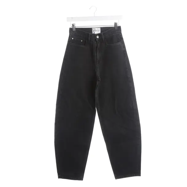 Boyfriend Jeans, in Dark Gray, Cotton, Wandler