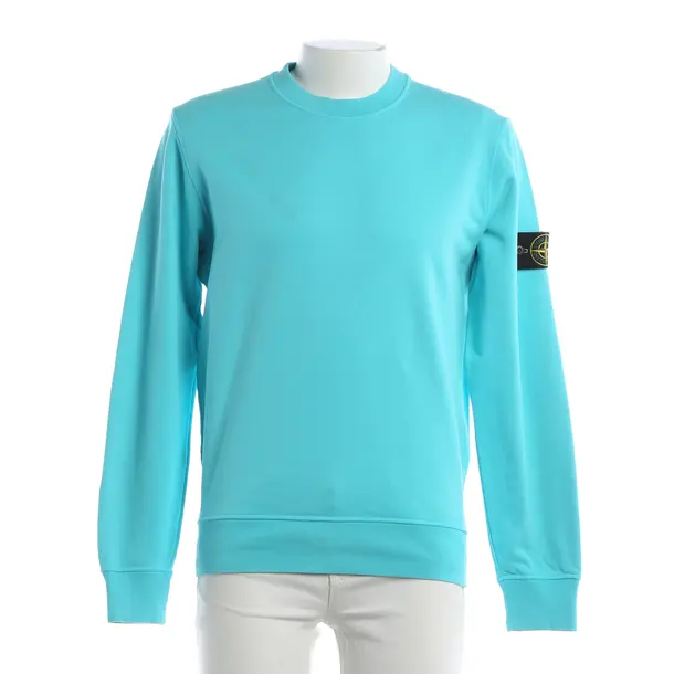 Sweatshirt, in Turquoise, Cotton, Stone Island