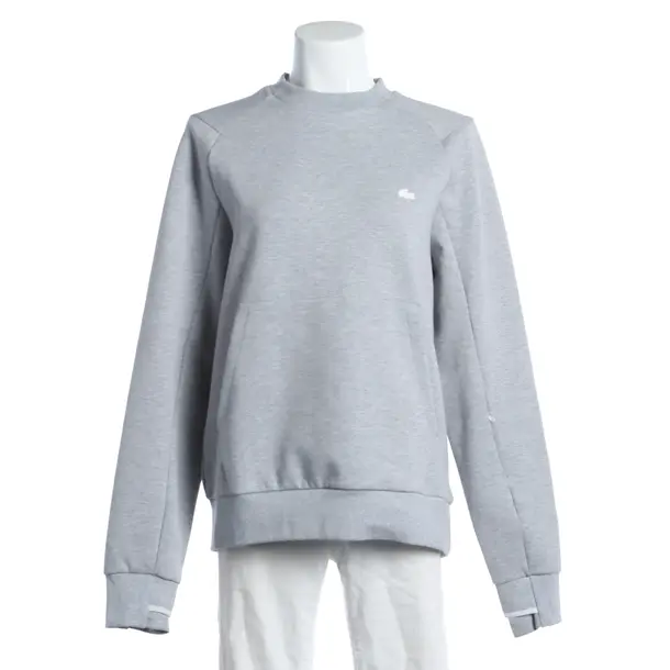 Sweatshirt, in Hellgrau, Polyester, Lacoste