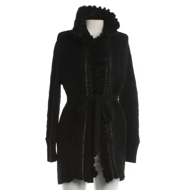 Strickjacke, in Schwarz, Wolle, Roberto Cavalli
