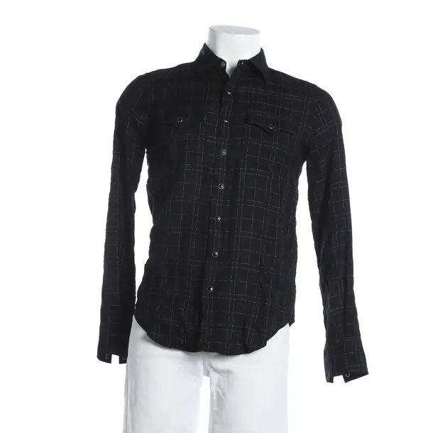 Shirt, in Black, Wool, Saint Laurent