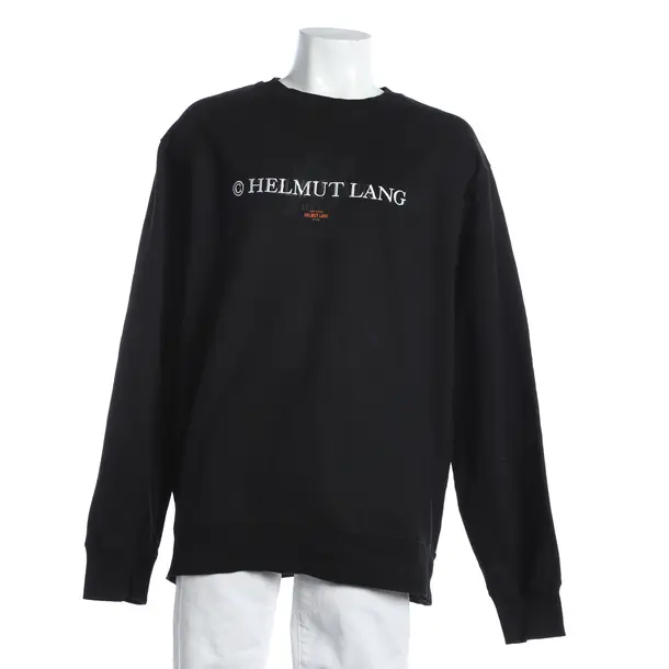 Sweatshirt, in Black, Cotton, Helmut Lang