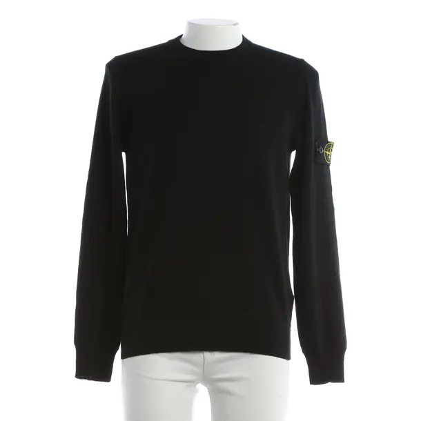Pullover, in Schwarz, Baumwolle, Stone Island