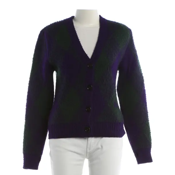 Strickjacke, in Lila, Wolle, Burberry