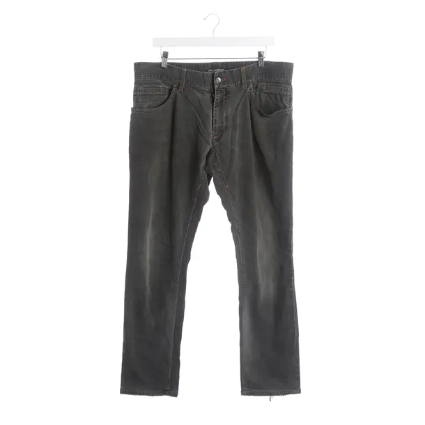 Jeans Slim Fit, in Grau, Baumwolle, Dolce & Gabbana