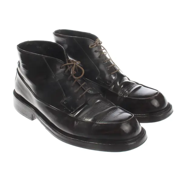 Stiefeletten, in Dunkelbraun, Prada