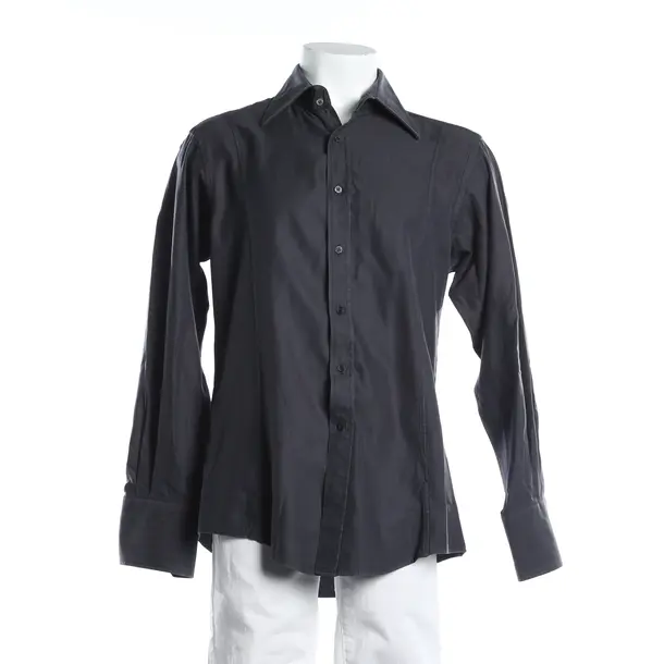 Shirt, in Navy, Cotton, Gucci