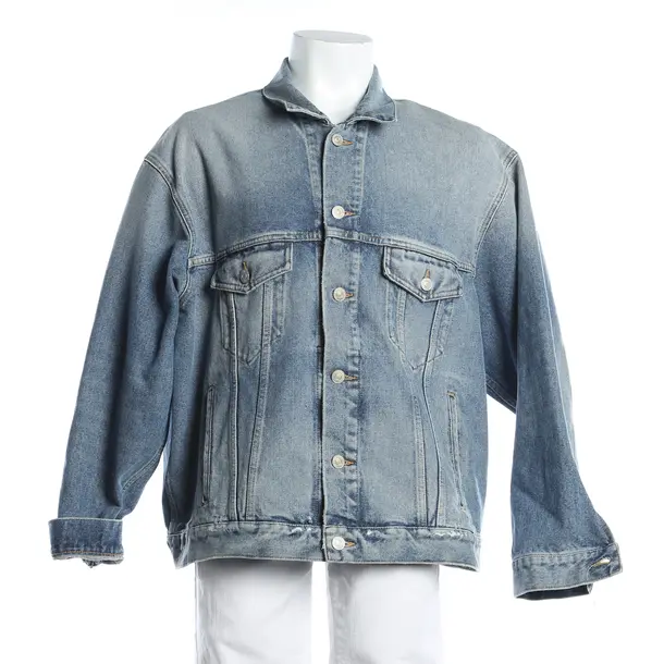 Denim Jacket, in Light Blue, Cotton, Balenciaga
