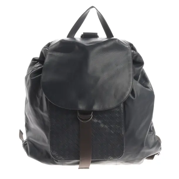 Rucksack, in Navy, Leder, Bottega Veneta