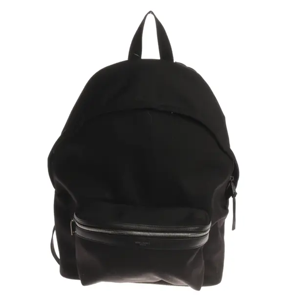 Backpack, in Black, Cotton, Saint Laurent