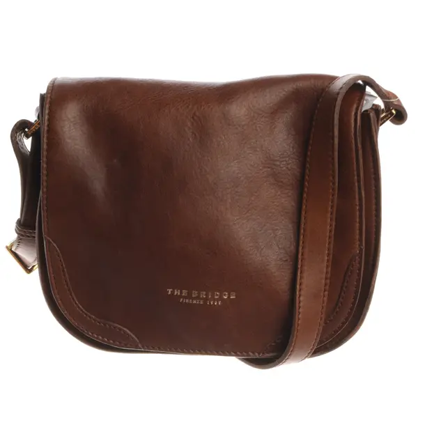 Borsa a cinture a tracolla, in Marrone, Pelle, Il ponte