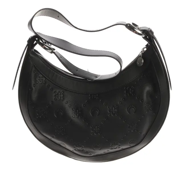Shoulder Bag, in Black, Leather, Marine Serre
