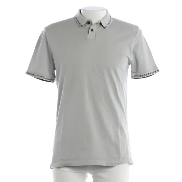 Polo Shirt, in Light Gray, Cotton, Hugo Boss