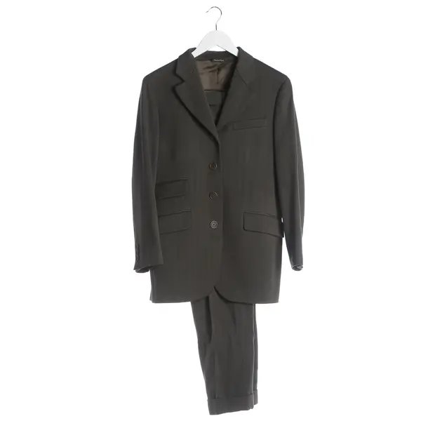Tailleur pantalone, in Verde scuro, Lana, Moschino Cheap & Chic