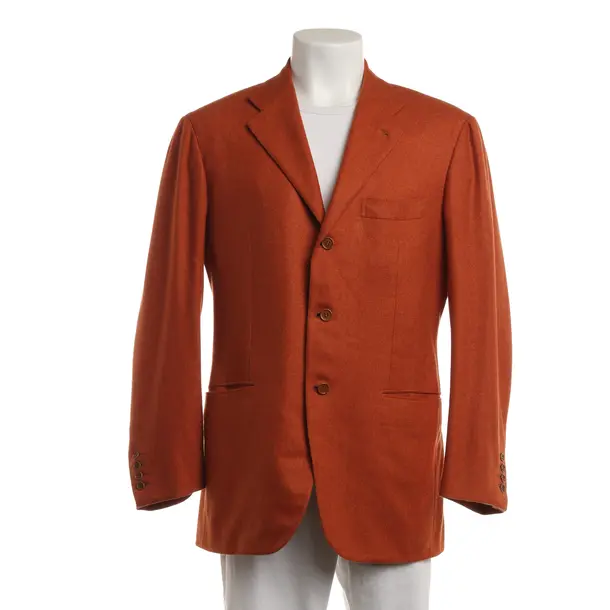 Giacca, in Arancione scuro, Cachemire, Kiton