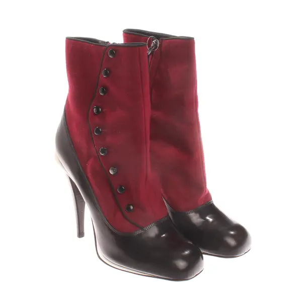 Ankle Boots, in Red, Fendi
