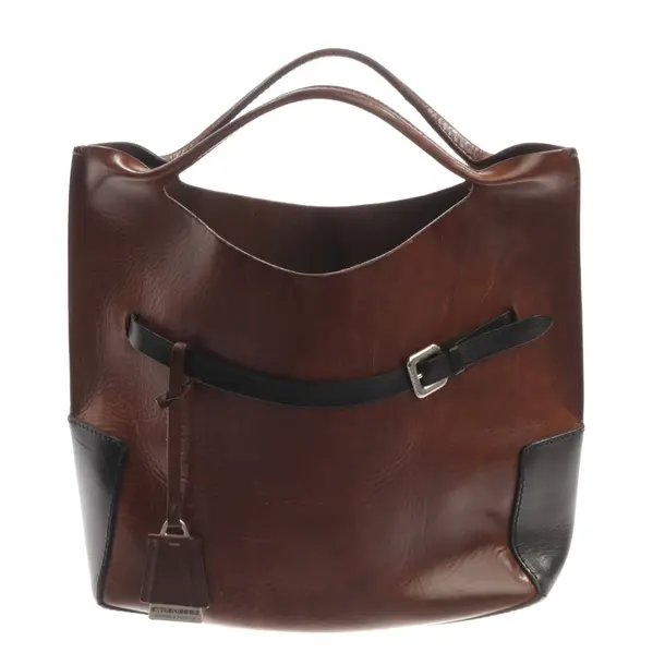 Handtasche, in Braun, Leder, Strenesse