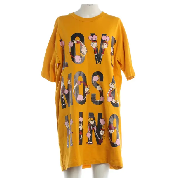 Dress, in Orange, Cotton, Love Moschino