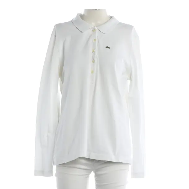 Long Sleeve Shirt, in White, Cotton, Lacoste