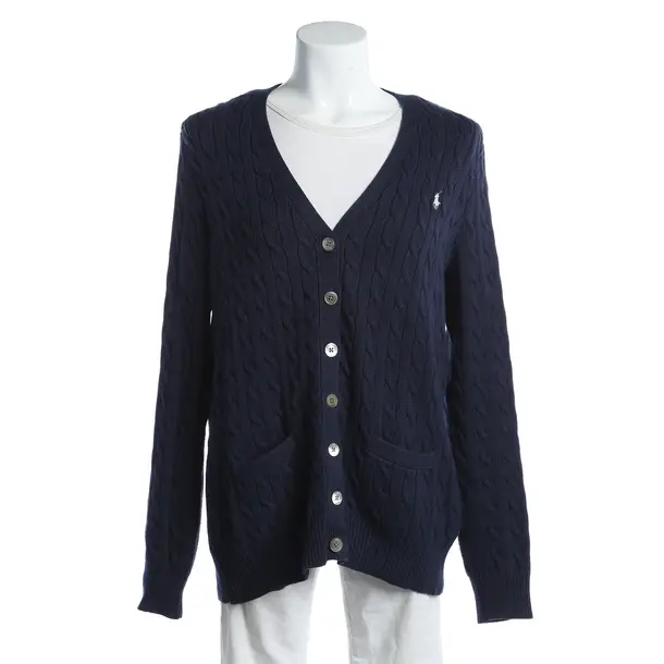 Cardigan, in Navy, Cotton, Polo Ralph Lauren