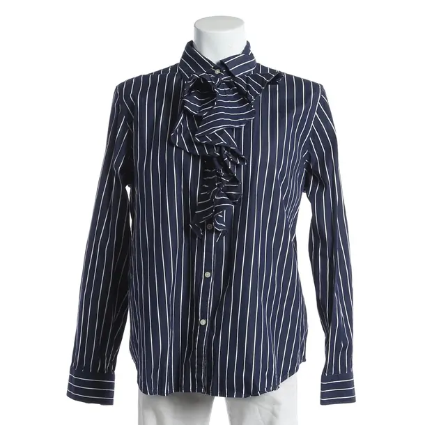Bluse, in Navy, Baumwolle, Lauren Ralph Lauren