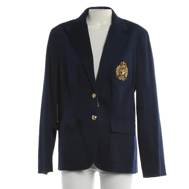 Blazer, in Navy, Cotton, Lauren Ralph Lauren